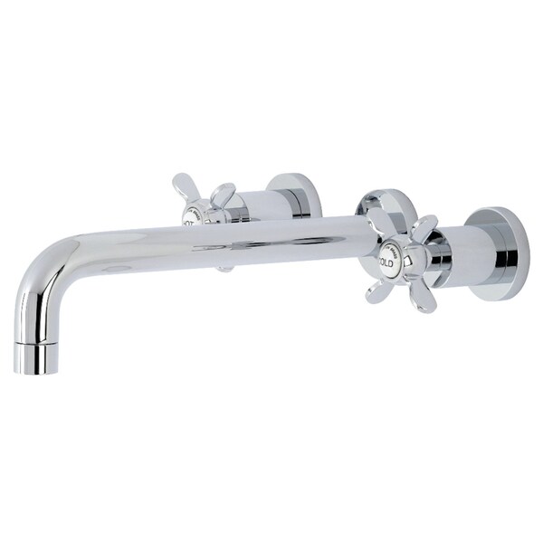 Kingston Brass Roman Tub Faucet, Polished Chrome, Wall Mount KS8021BEX - main